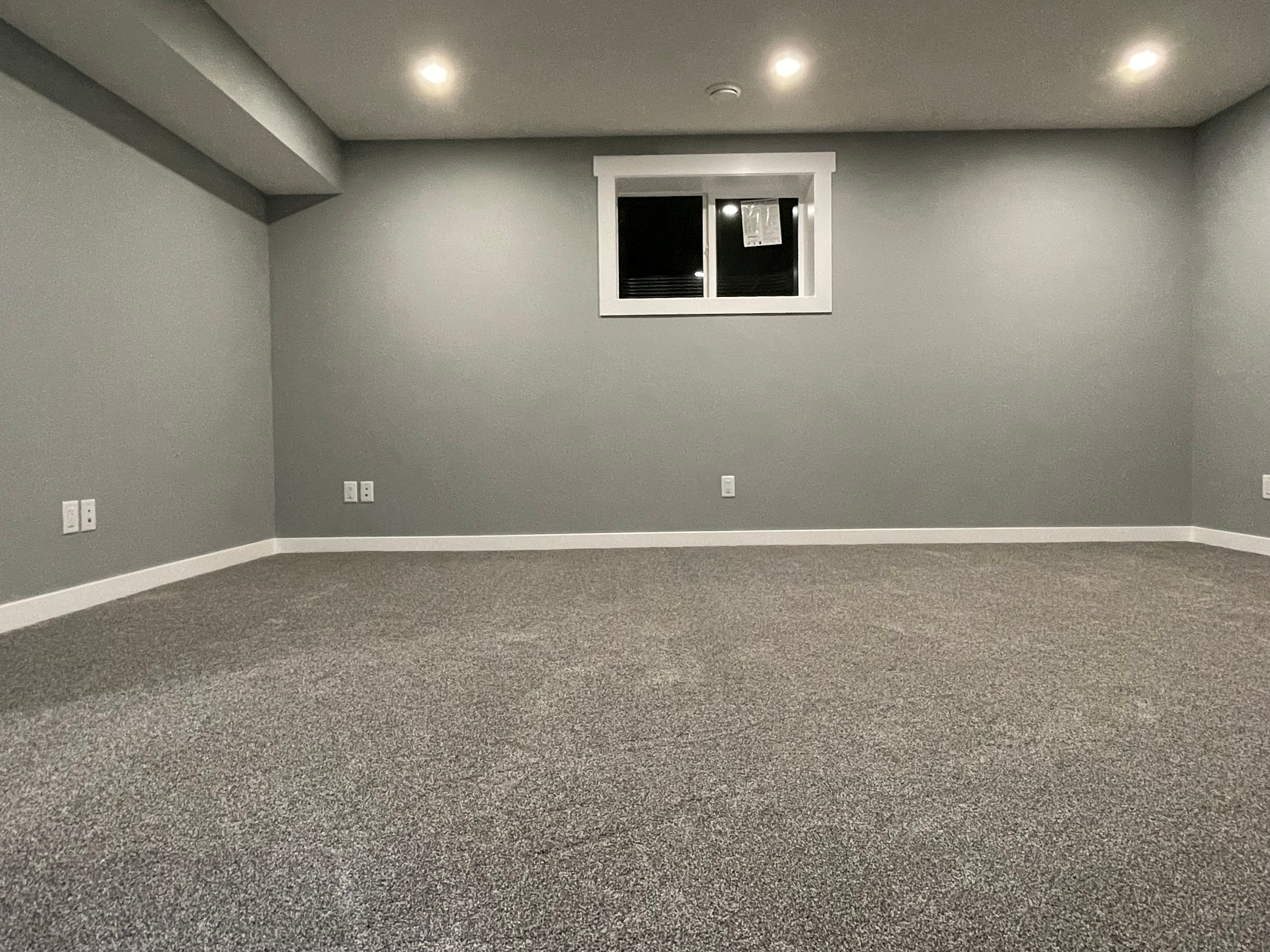 Finished basement kitchenette