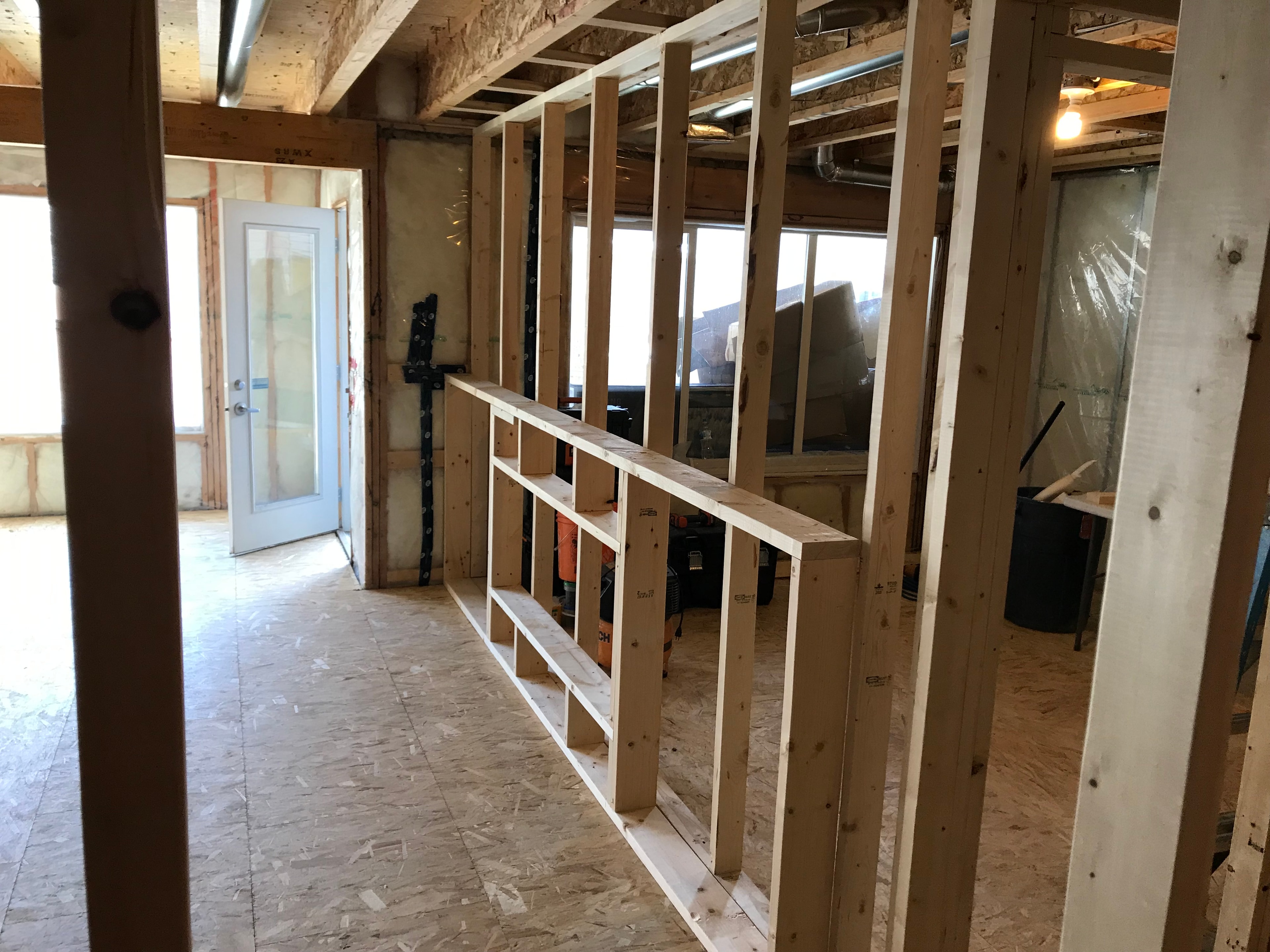Finished basement bedroom