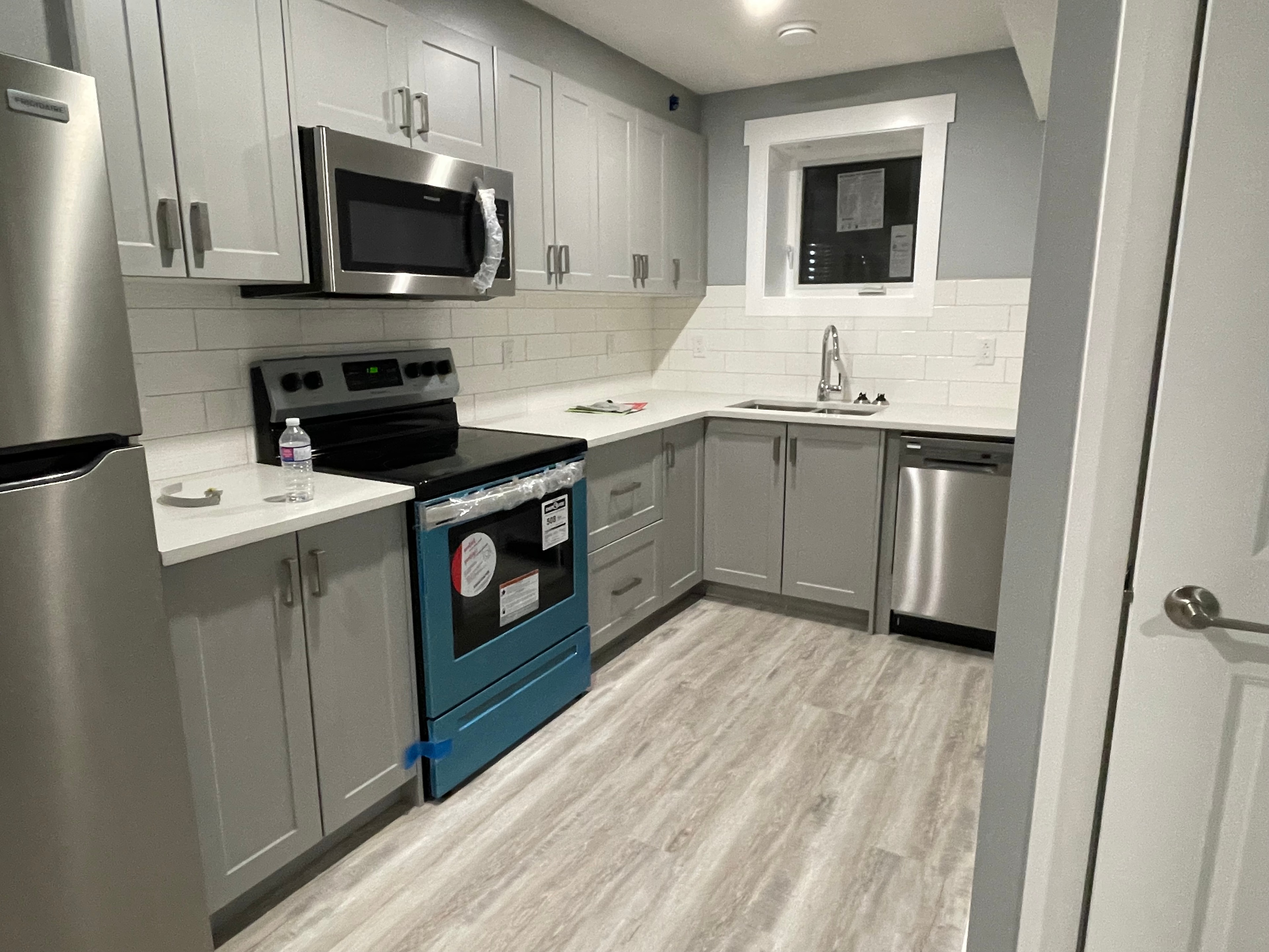 Completed Calgary home renovation interior